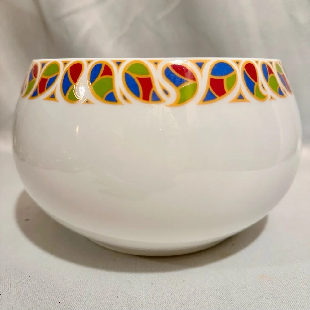 Mikasa Pivotal White Ceramic Serving Bowl Ben Seibel